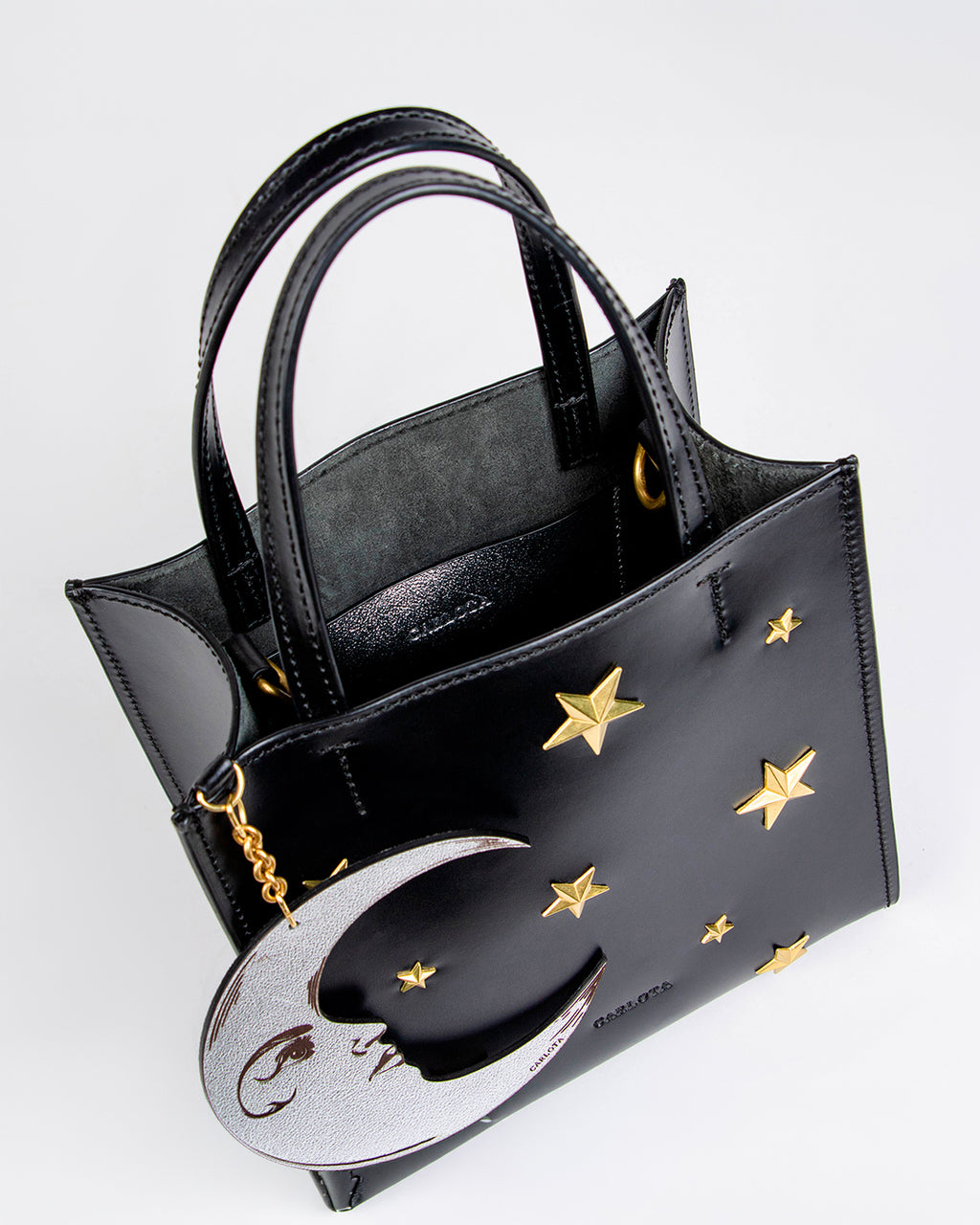 baby tote luna, negro