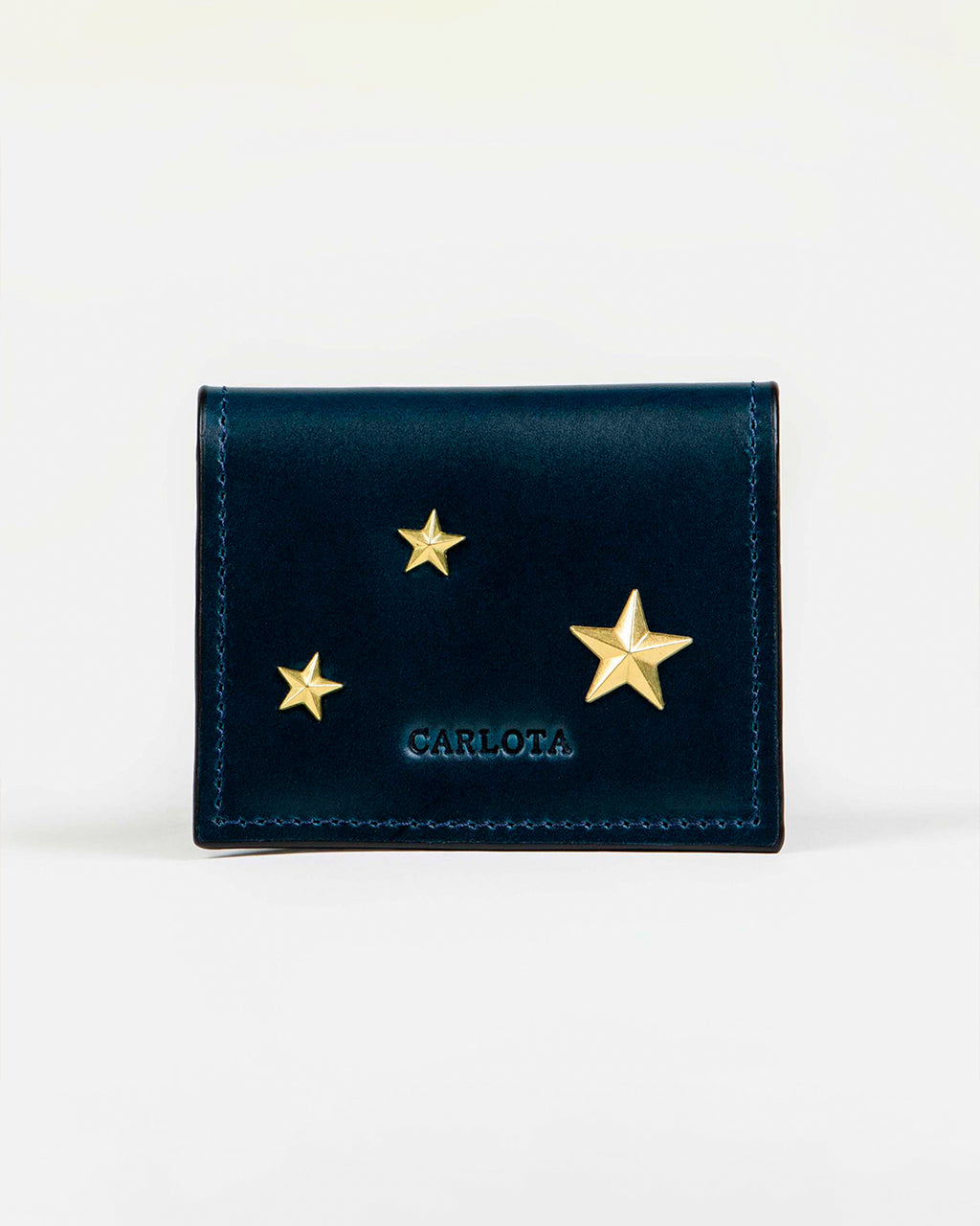 tarjetero luna, azul marino