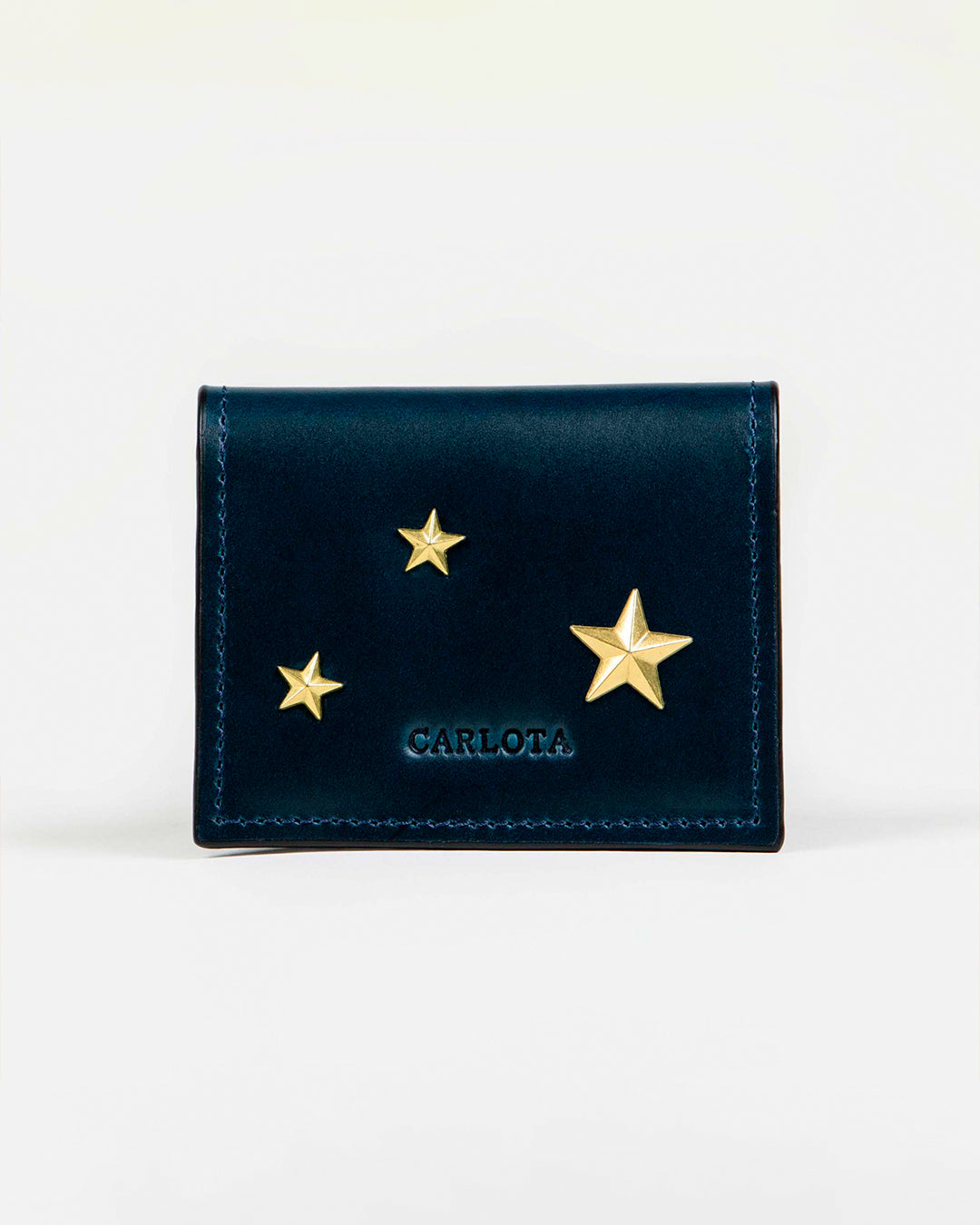 tarjetero luna, azul marino