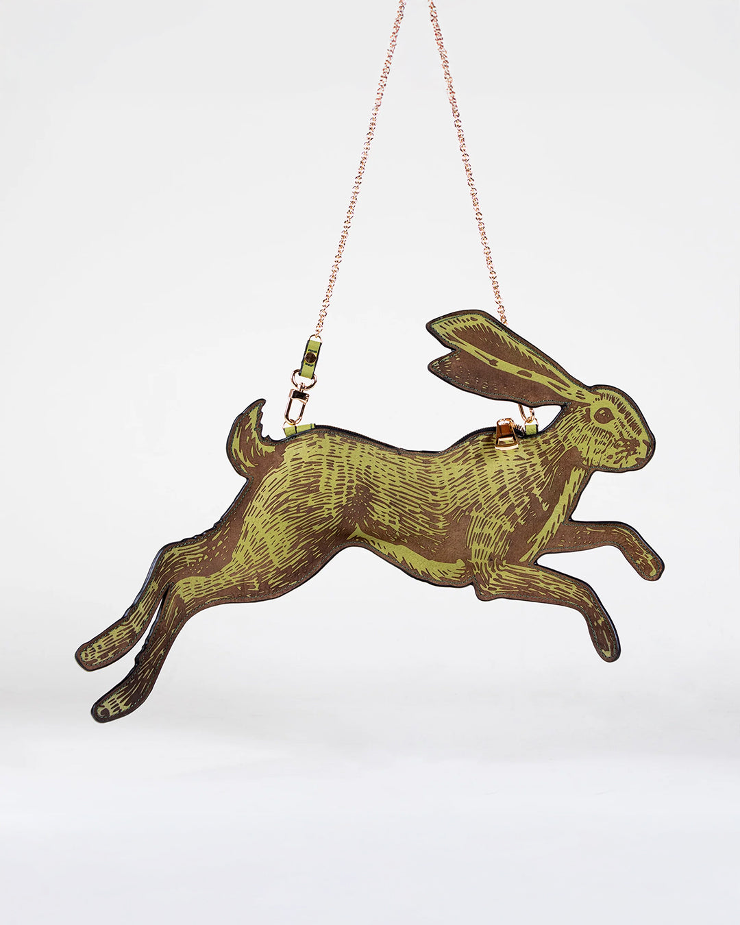 bolso liebre verde limon