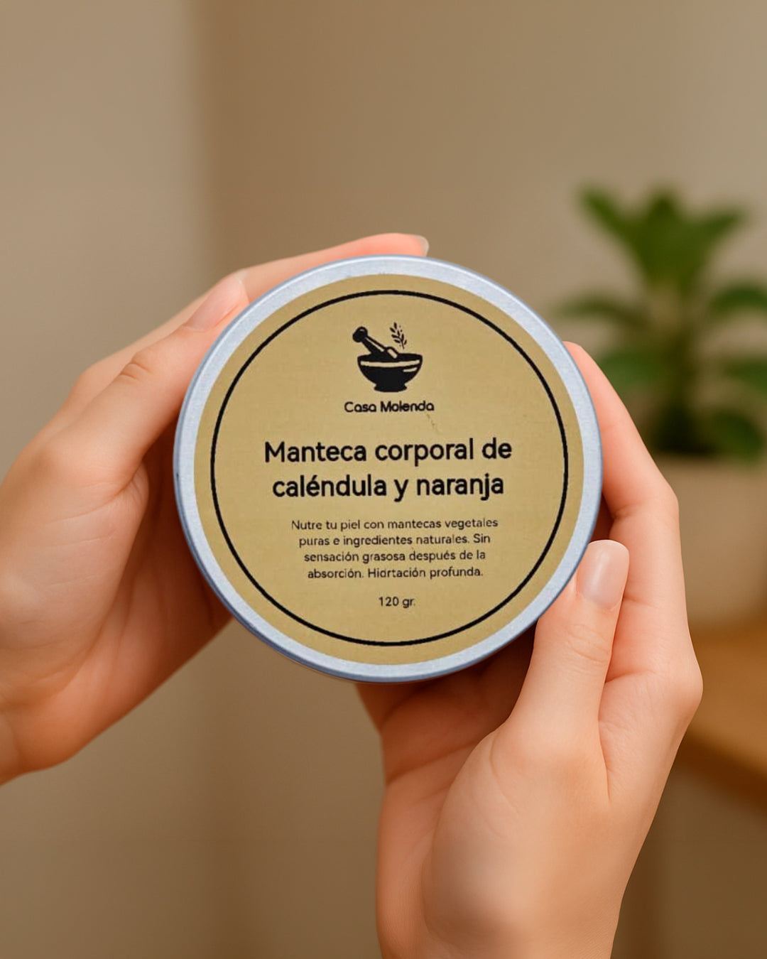 Manteca corporal caléndula y naranja