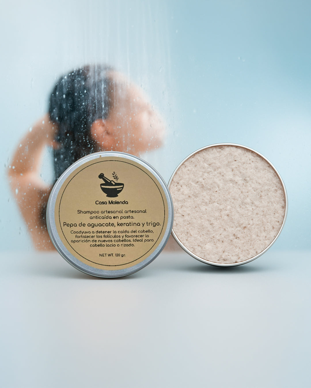 Shampoo anticaída: pepa de aguacate