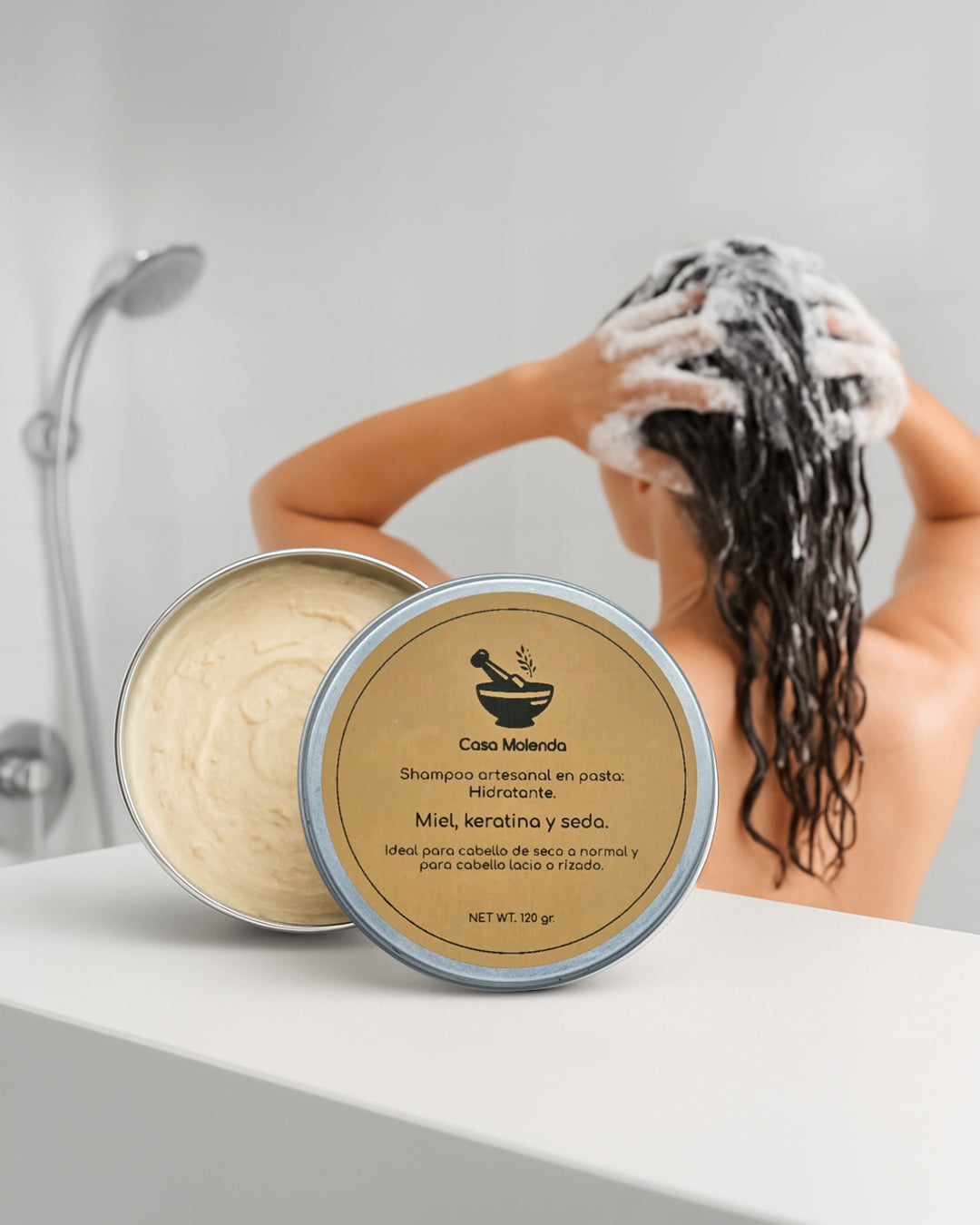 Shampoo hidratante miel y keratina