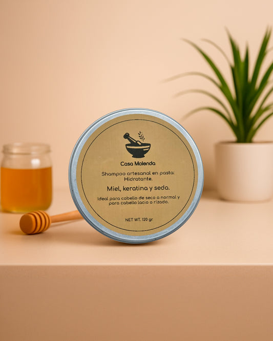 Shampoo hidratante miel y keratina