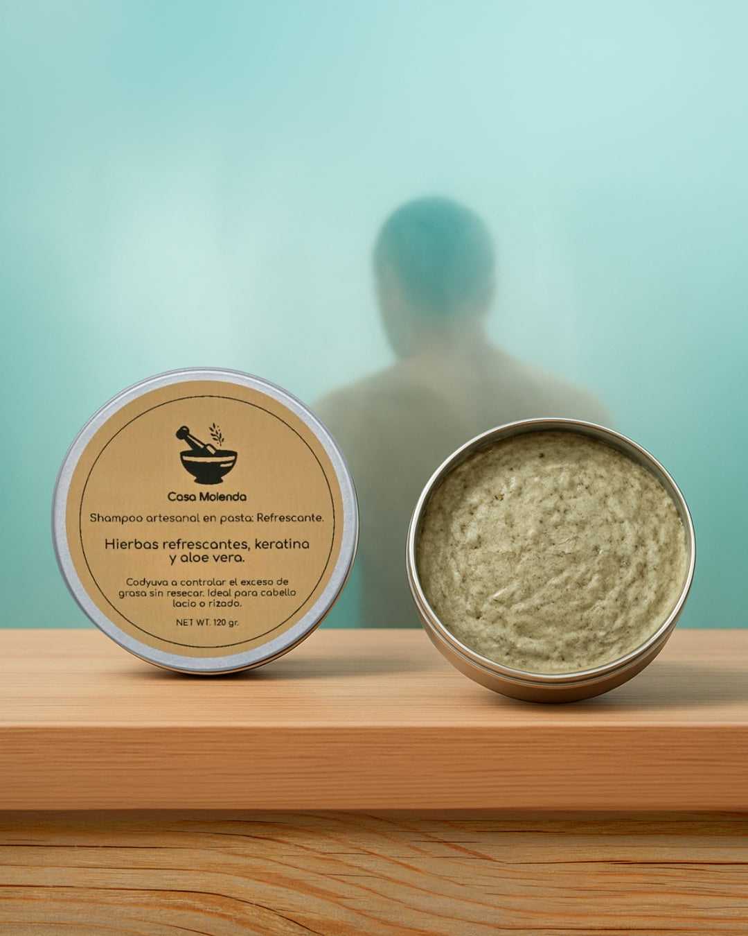 Shampoo refrescante: hierbas