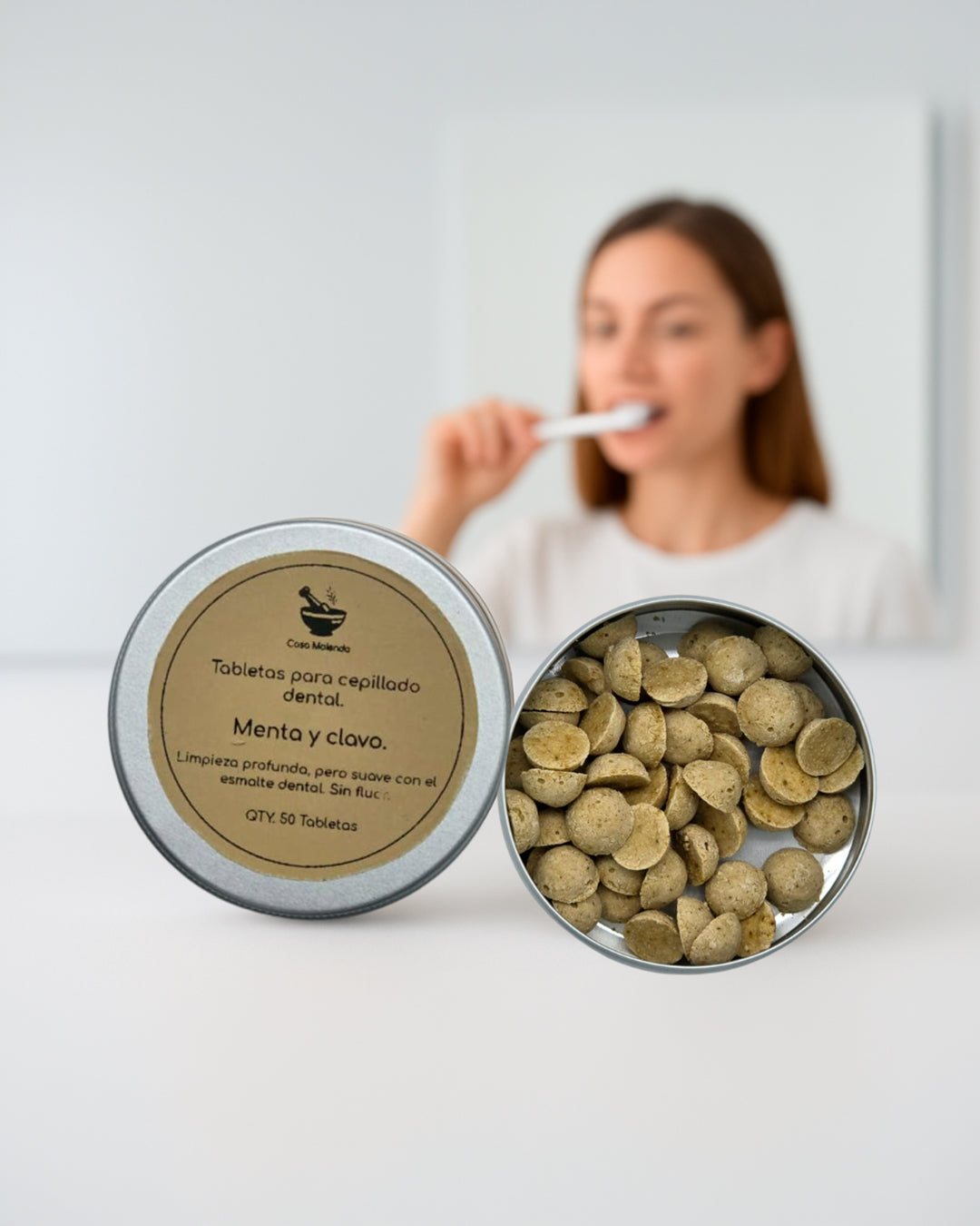 Tabletas para cepillado dental