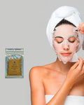 Mascarilla facial en tela Revitalizante con jazmín, manzanilla y ácido hialurónico