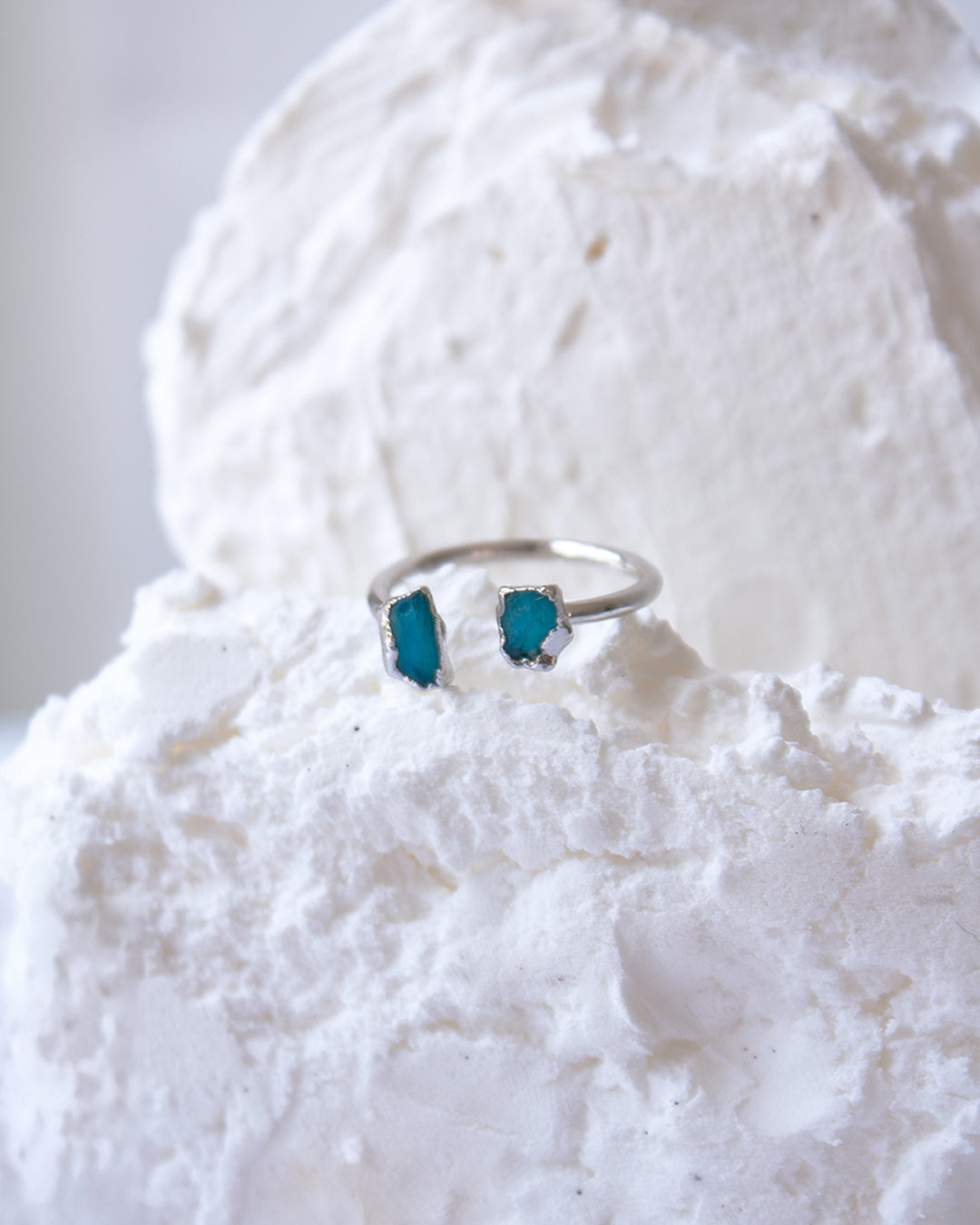 anillo roco dorado plateado