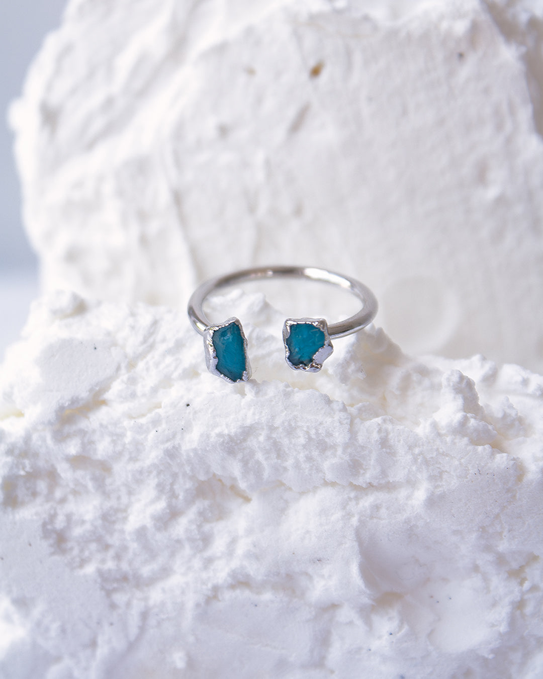 anillo roco dorado plateado