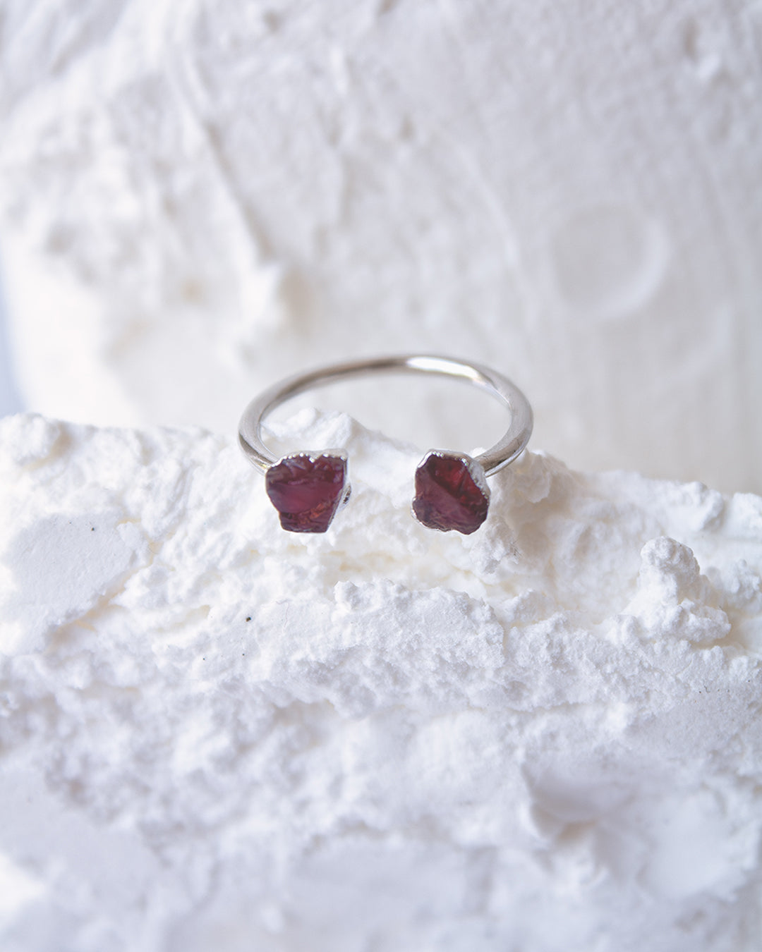 anillo roco dorado plateado