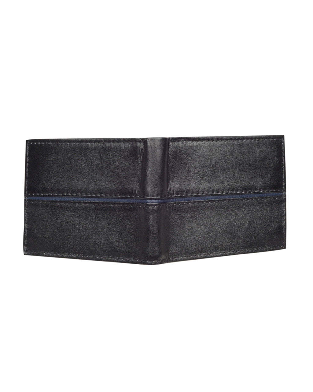 Billetera medina, negro y azul