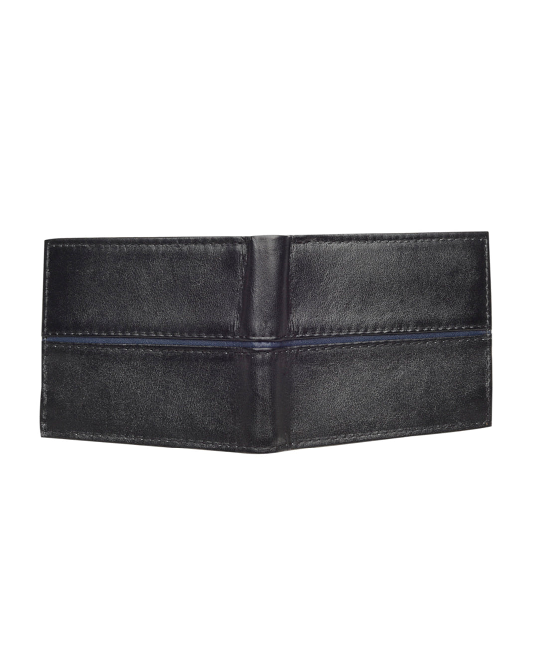 Billetera medina, negro y azul