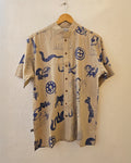 camisa abuela azul