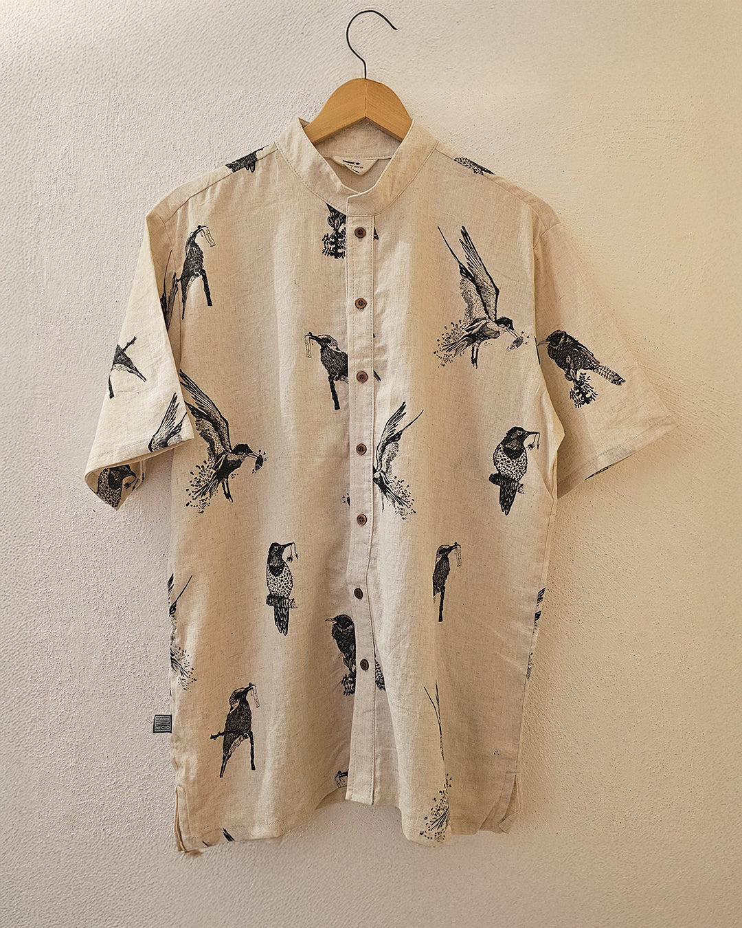 Camisa aves natural