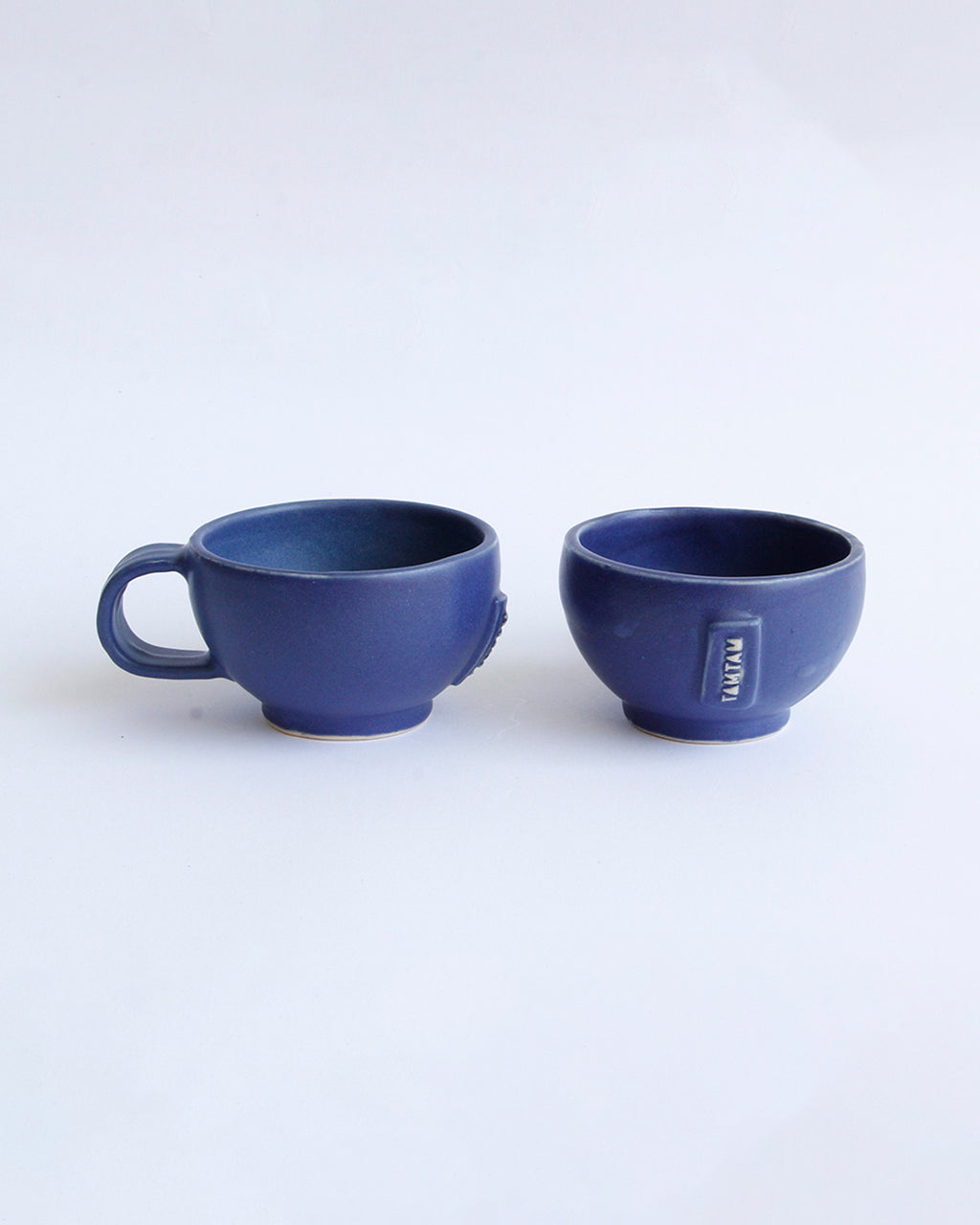 taza campana chica, azul cobalto
