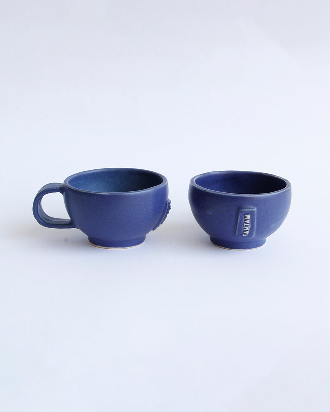 taza campana chica, azul cobalto