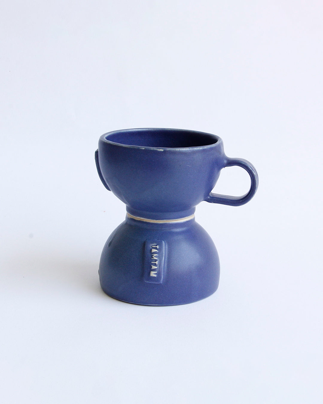 taza campana chica, azul cobalto