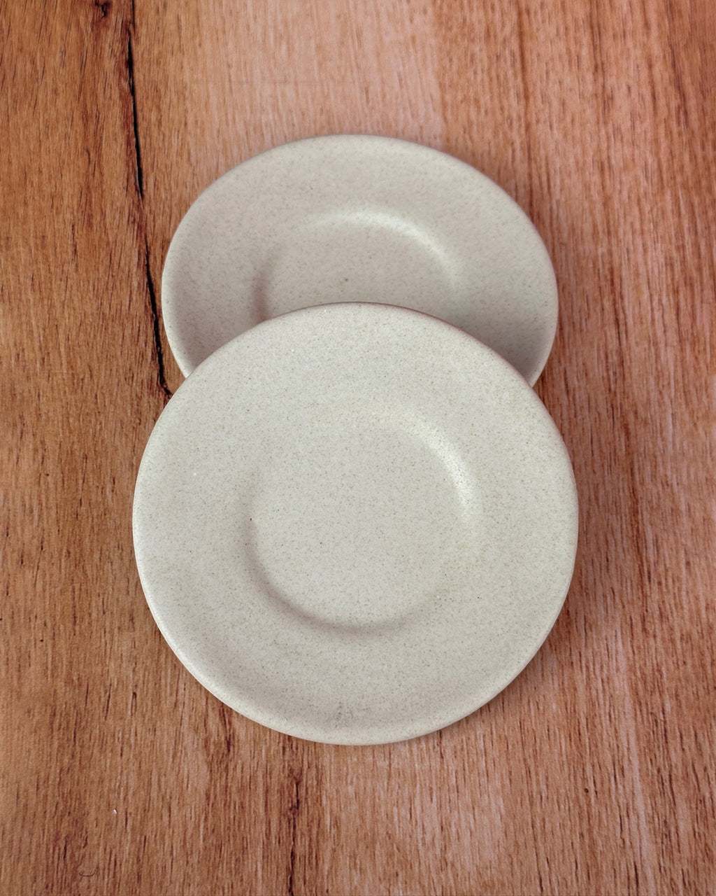 plato espressos para taza blanca