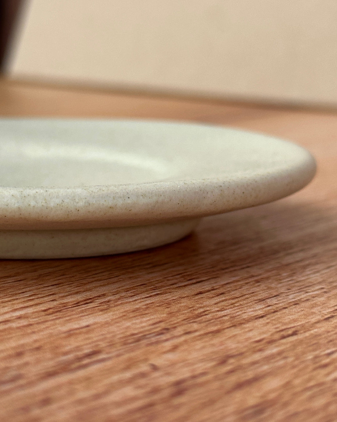 plato espressos para taza blanca