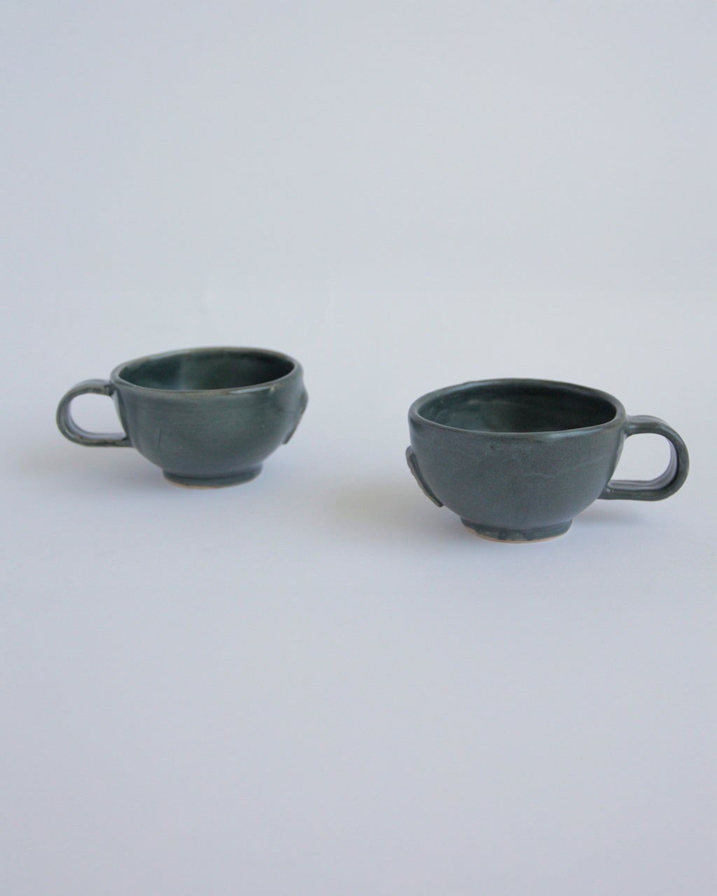 taza campana chica, verde grafito
