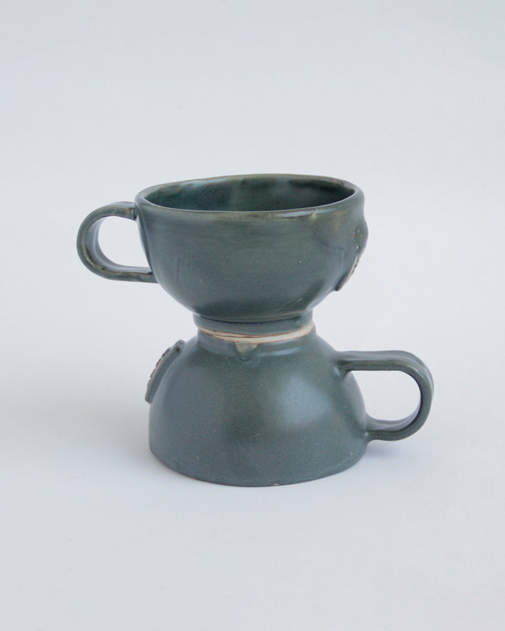taza campana chica, verde grafito