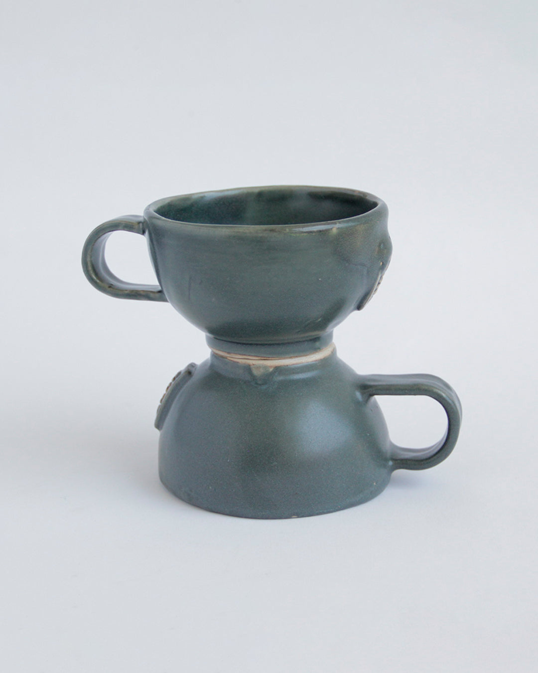 taza campana chica, verde grafito