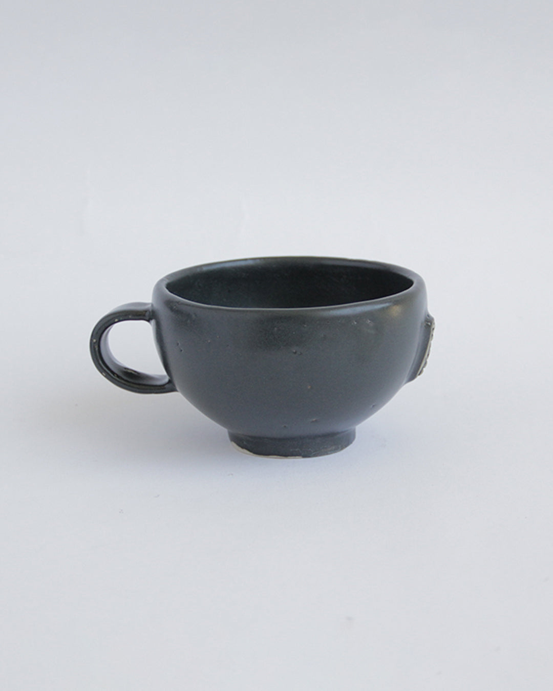 taza campana grande, negro