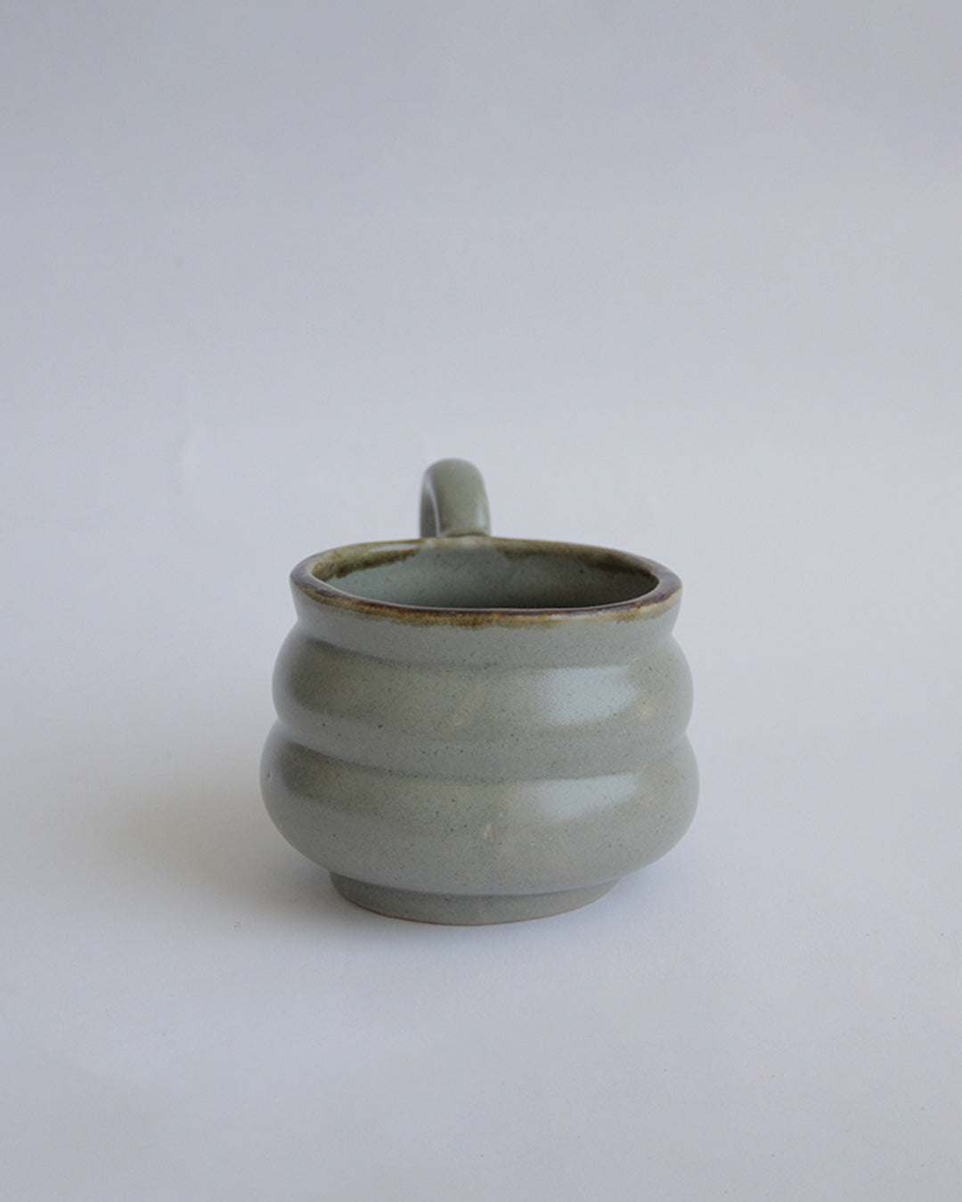 taza panal, gris/caramelo