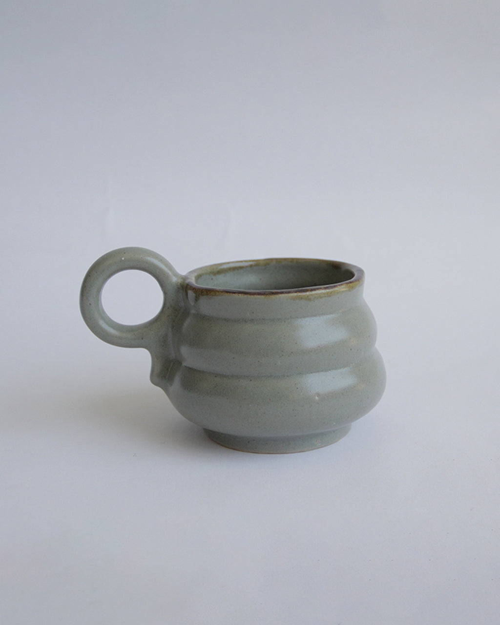 taza panal, gris/caramelo