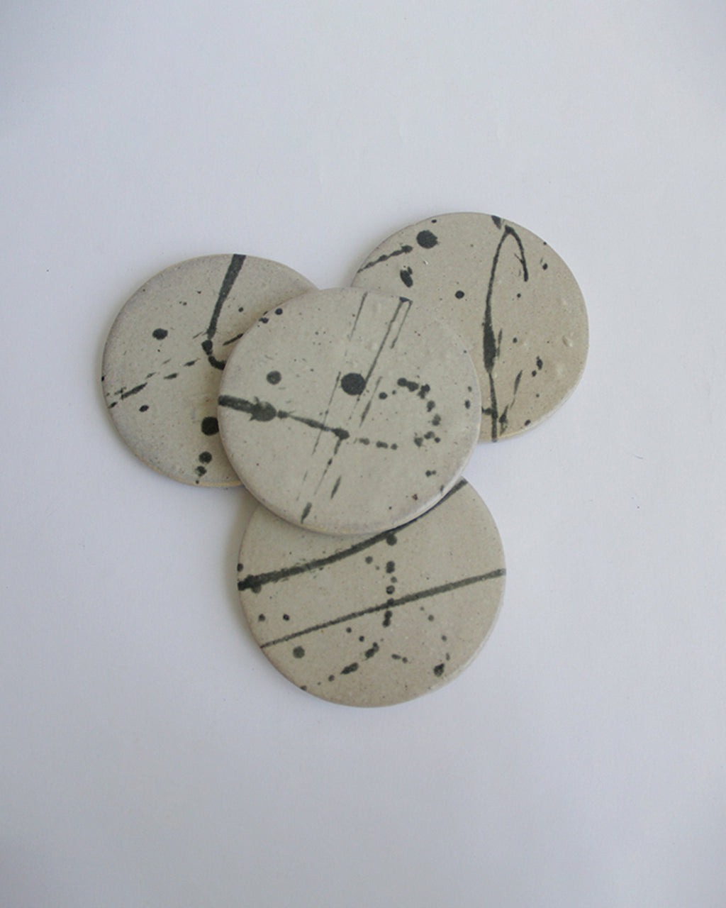 portavasos salpicado, ceramica