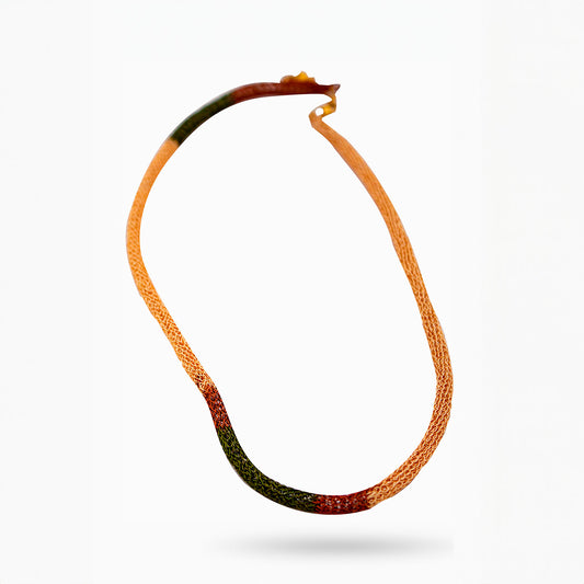 Collar 50 dorado verde cobre