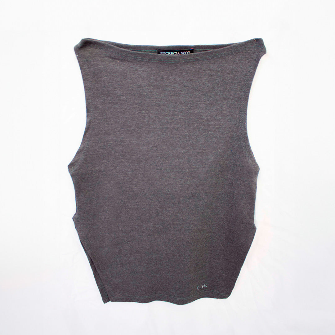 top escote recto