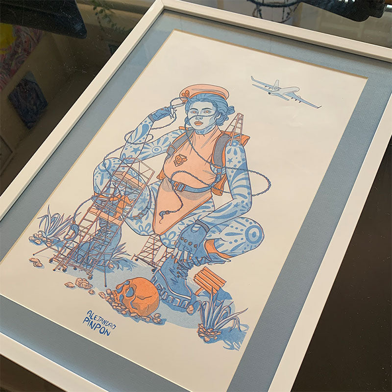 Ilustración se te va el avión