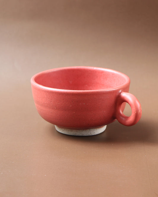 Taza campana roja grande