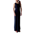 maxi vestido cut outs negro