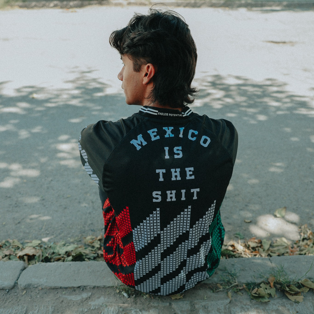 jersey negro MITS hombre