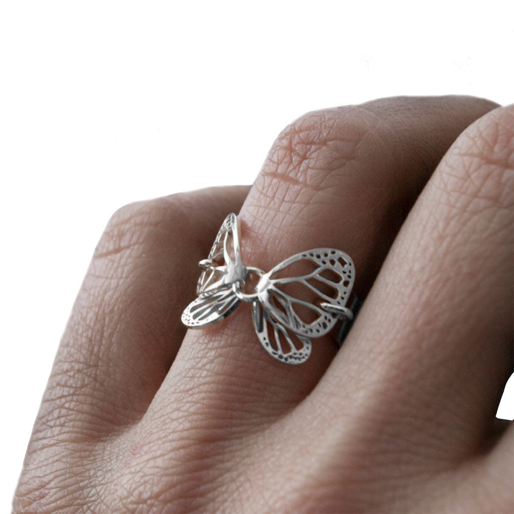 anillo mariposa