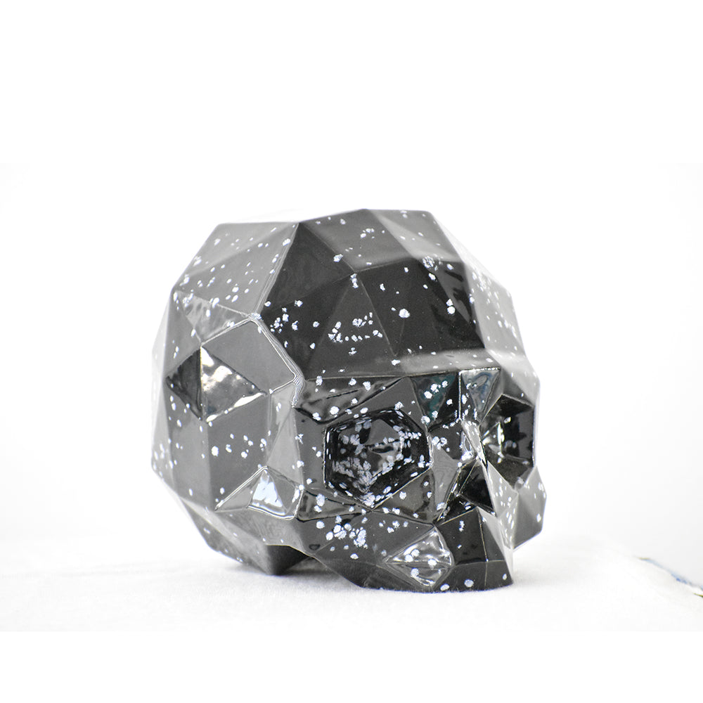 cráneo cristales negro