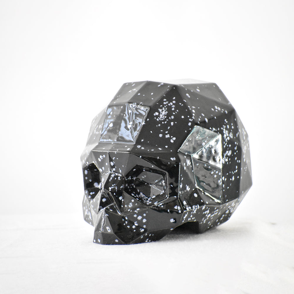 cráneo cristales negro