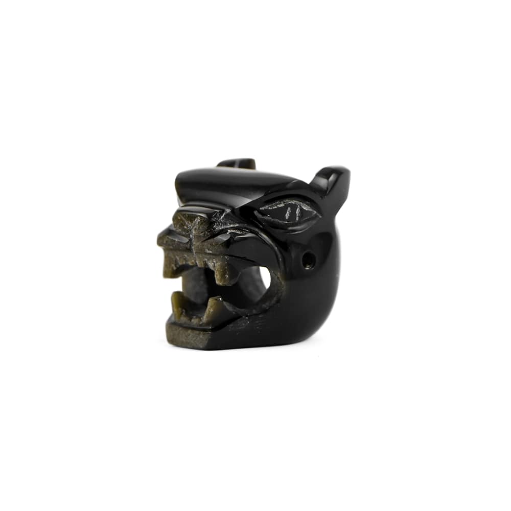 dije jaguar de obsidiana