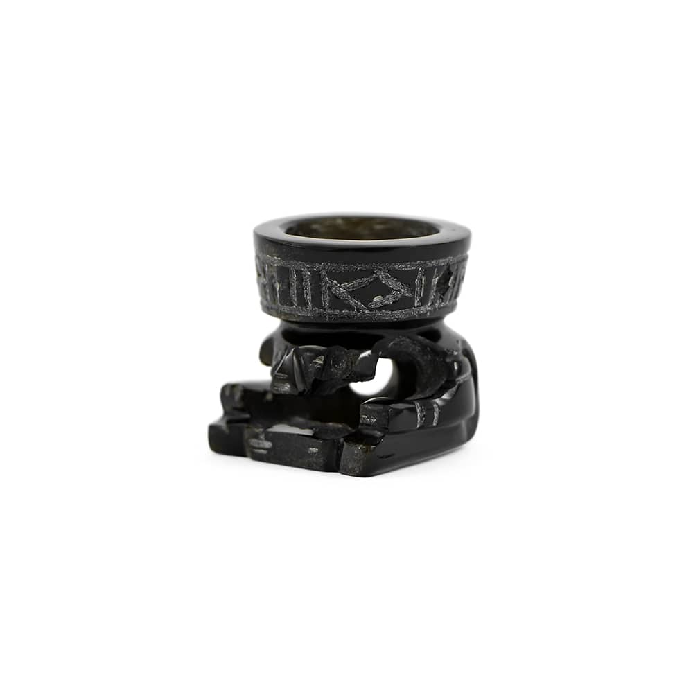 dije huehuetéotl de obsidiana