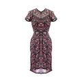 Vestido estampado multiclor