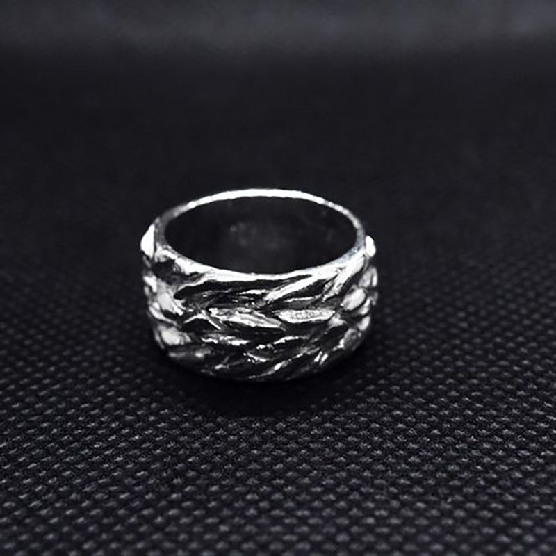 anillo piel dragon