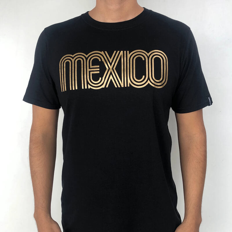 playera México 68 negra