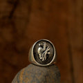 anillo corazón ancho